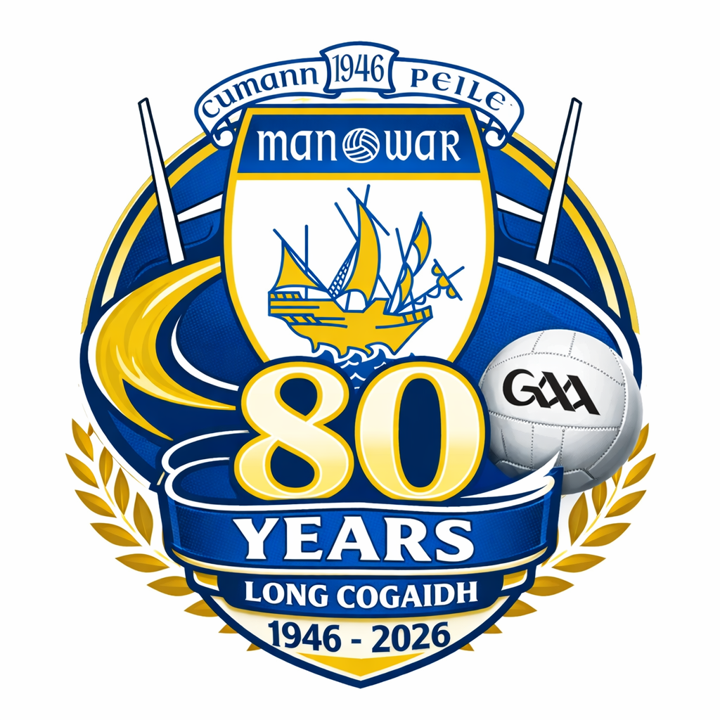 Man O'War GFC 80th Anniversary Logo